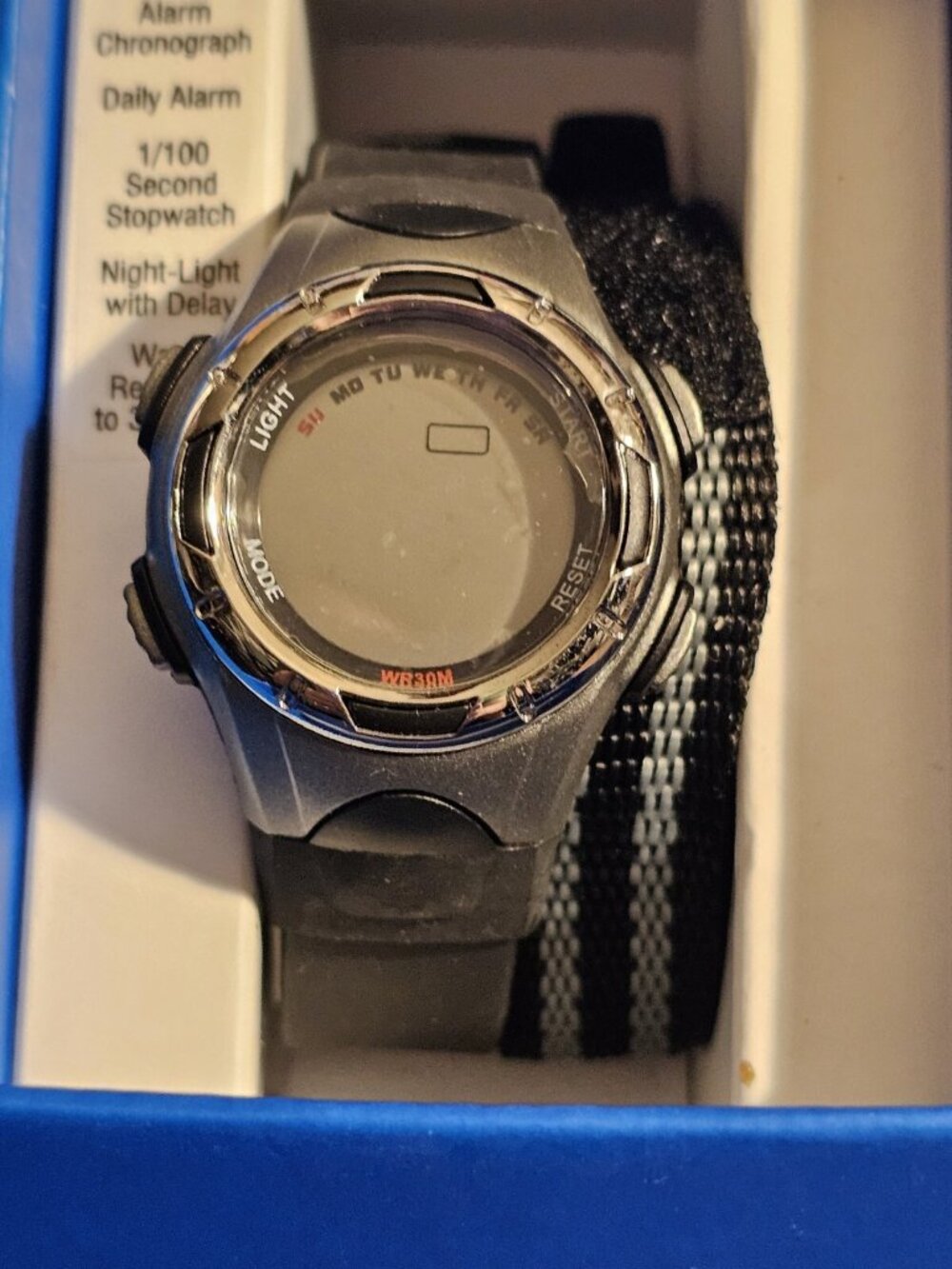 Pro Spirit unisex Digital Interchangeable Watch Chronograph Alarm 30M NIB VTG - Picture 2 of 4